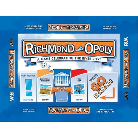 Richmond-Opoly City Themed Family Board Game 2-6 Players