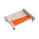 thumbnail image 4 of Percha para ventana de gato Yinane marco de madera Hamaca para gatos duradera naranja gris, 4 of 8