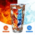 thumbnail image 5 of Lsque Various Pumpkins Pattern 20oz Car Cup with Lid and Straw, Insulated Coffee Cup with Straw Topper, Spill Proof Travel Coffee Mug, Stainless Steel Tumble-Without Straw, 5 of 8