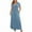 Sky Blue, variant on Lenago Plus Size Summer Dresses for Women 2025 Maxi Dress V-Neck Short Sleeve Dresses for Party Casual Summer Maxi Dresses for Women with Pockets