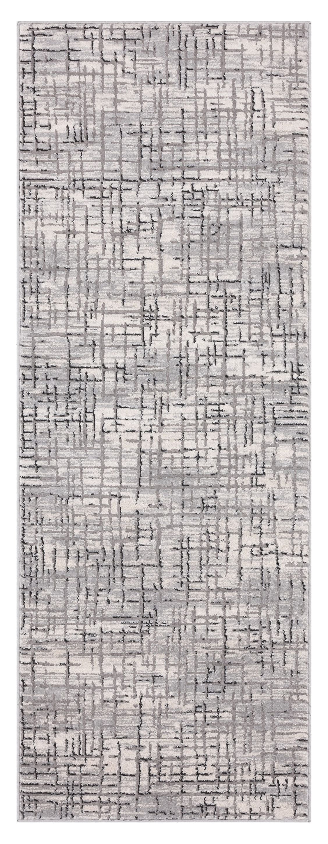United Weavers Dawson Ripley Modern Abstract Runner Rug, Grey, 2'7" x 7'4"