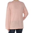 thumbnail image 2 of SANCTUARY Womens Pink Slitted Scoop Neck Bell Sleeve Top S, 2 of 2