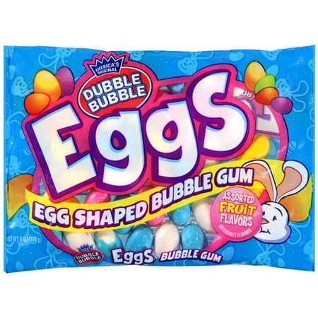 Concord: Egg Shaped Bubble Gum Assorted Fruit Dubble Bubble