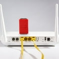 thumbnail image 4 of OULII 2Pack Ethernet Extender Red Zinc Alloy Network Connection Signal Transmission For Routers Switches 1.4X0.8in, 4 of 8