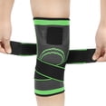 thumbnail image 4 of Rodillera tejida, soporte para rodillera, Protector de rodilla, envoltura de compresión ajustable para piernas (XL), 4 of 8