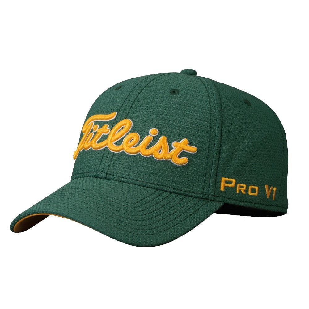 yellow titleist golf hat