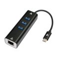 thumbnail image 1 of V7 V7UCRJ45USB3 - Hub - 3 x SuperSpeed USB 3.0 + 1 x 1000Base-T - de Bureau, 1 of 5