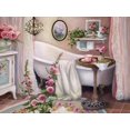 thumbnail image 1 of EverShine 5D Diamond Painting Landscape Diamond Embroidery Bathroom Cross Stitch Kit Beaded Needlework New Arrival HandicraftSquare Drill 80x60cm Gao Jinjia LED, 1 of 2