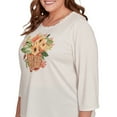 thumbnail image 4 of Alfred Dunner Womens Plus-Size Harvest Basket Top, 4 of 4