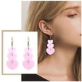 thumbnail image 2 of duhgbne fashion creative earrings simple personality earrings accessories valentine's day gift earrings for women gift, 2 of 8