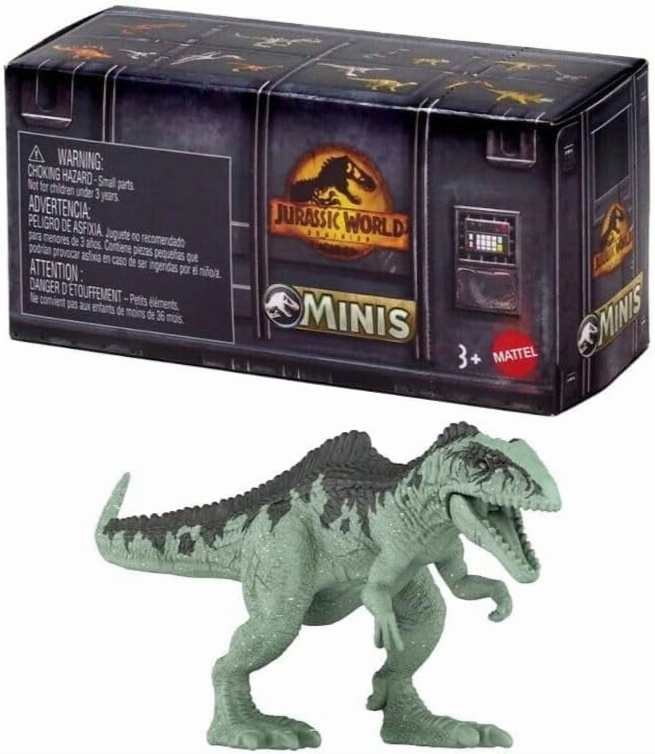 Jurassic World Dominion Minis Surprise Pack – Box of 4 Collectible Mini Dinosaurs | No Duplicates, 2″ Figures – Ages 3+