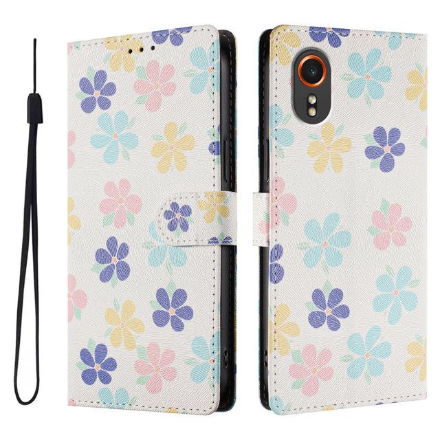 FOXDOCK Funda Tipo Cartera para Samsung Galaxy X Cover 7 con Soporte y Correa – Diseño de Patrones Lindos