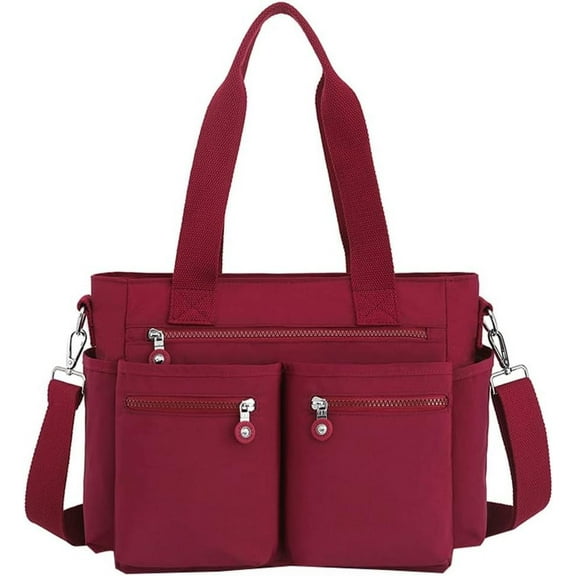 ZhangBaoLin Hobo Bag for Women Waterproof Nylon Shoulder Crossbody Bag Large Capacity Totes Handbag Multiple Pockets Purse Satchel