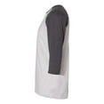 thumbnail image 3 of JERZEES Triblend Three-Quarter Raglan Baseball T-Shirt, 3 of 4
