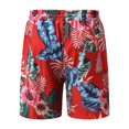 thumbnail image 4 of JIAHONG Mens Swim Trunks Quick Dry Board Shorts with Mesh Liner, Breathable Big & Tall Beach Shorts Swimwear Bathing Suits , Red, 4 of 6