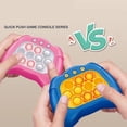 thumbnail image 3 of Juego de burbujas de empuje para niños y adultos, juego sensorial con mango de empuje rápido para apretar, aliviar y descomprimir, juguetes para niños y adultos, regalo, 3 of 4