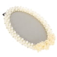 thumbnail image 2 of Miangastore Delicate Photo Frame Oval Frame Resin Pearl and Diamond Inlaid Photo Frame Mother's Day Gift, 2 of 9