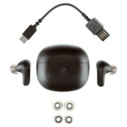 Skullcandy Rail XT True Wireless Inner Ear Earbuds with Skull-iQ, True Black
