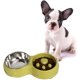 thumbnail image 2 of Cuenco antiglotón para perros, cuenco para gatos y perros, cuenco doble de acero inoxidable para perros, cuenco antideslizante para perros, cuenco de agua. Cuenco de alimentación lenta para pequeños, JAMW Sencillez, 2 of 5