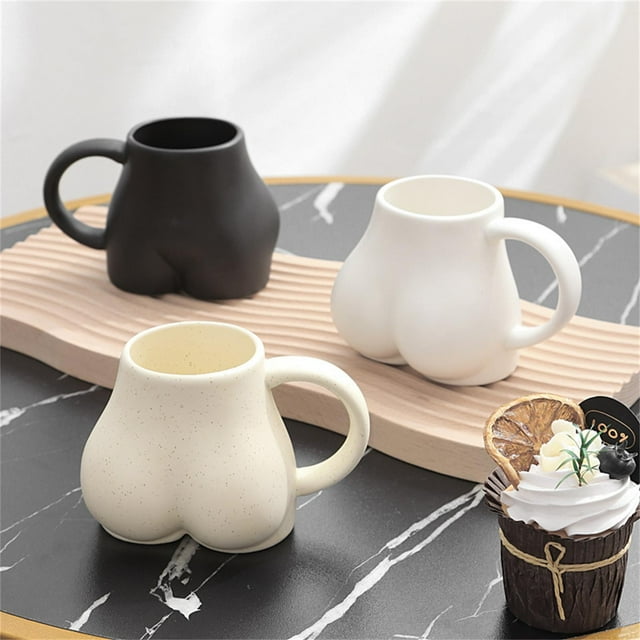 Taza Divertida con Forma de Cuerpo, Diseño de Cerámica Peculiar, Resistente a Altas Temperaturas, Regalo Ideal para Amantes Del Café, Decoración Divertida para El Hogar o La Oficina, Apta pa