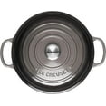 thumbnail image 2 of Le Creuset Signature Enameled Cast-Iron 3-3/4-Quart Round Braiser, Oyster, 2 of 7