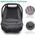 thumbnail image 6 of Waterproof Baby Car Seat Cover，Cold Weather Carseat Cover for Babies,Infant Car Seat Cover Canopy for Boy Girls,Windproof Car Seat Canopy for Boys & Girls, Keeps Babies Warm and Cozy, 6 of 8