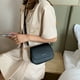 thumbnail image 3 of Bolsa Bolsos de hombro simples de color sólido para mujer, bolsos cruzados con solapa de PU (negro) JShteea Para Estrenar, 3 of 9