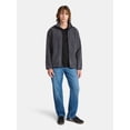 thumbnail image 2 of No Boundaries Men's High Pile Fleece Full Zip Jacket, Sizes S-5XL, 2 of 5