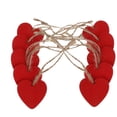 thumbnail image 2 of 10x Embellissement en Bois Scrapbooking Bricolage, 145mm 10pcs Rouge, 2 of 7