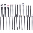 thumbnail image 3 of 25Pcs Makeup Brushes Complete Set For Women Sensitive Travel And Daily Life Black Plastic Handle, 3 of 3