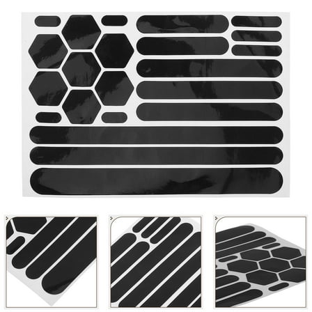 WHAMVOX  Bike Frame Protection Tape Bicycle Chain Guard Stickers Black