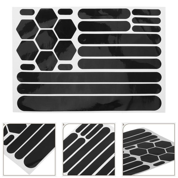 WHAMVOX  Bike Frame Protection Tape Bicycle Chain Guard Stickers Black