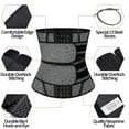 thumbnail image 5 of COMFREE Neoprene Sauna Waist Trainer Corset Sweat Belt for Women Compression Cincher Band Workout Fitness Back Support, 5 of 5