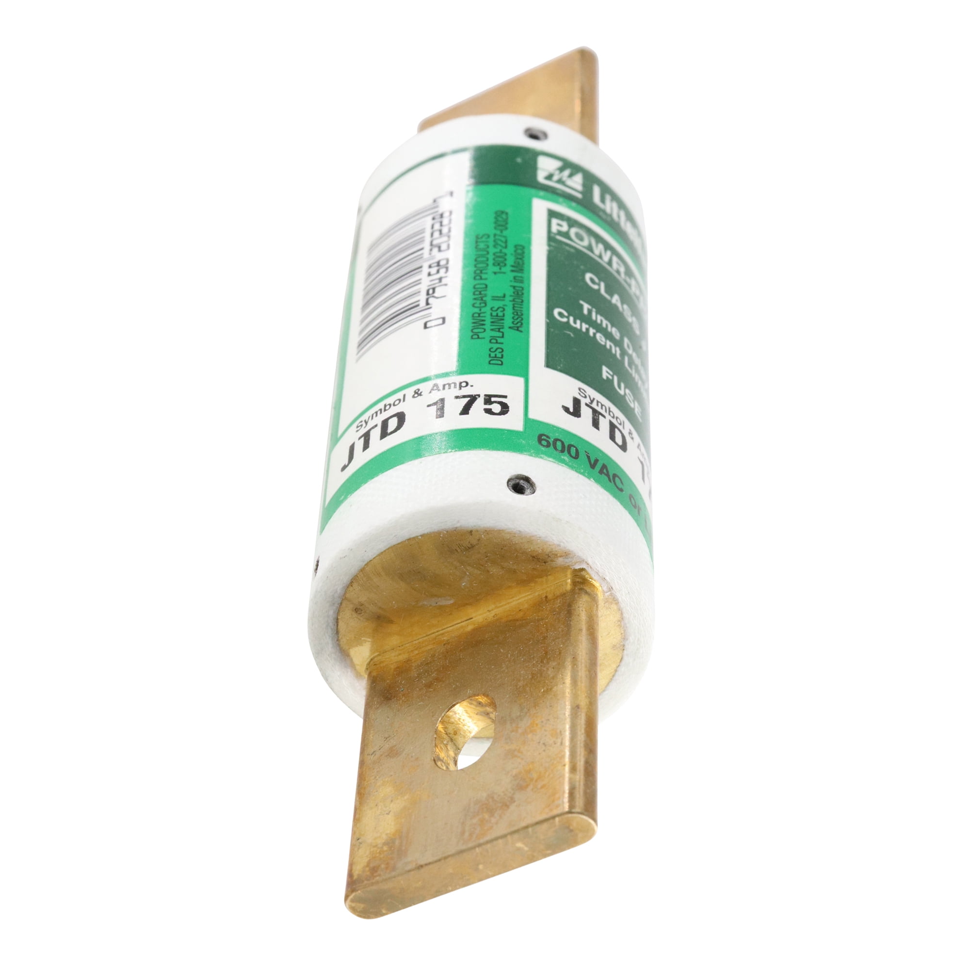Littelfuse JTD-175 Time-Delay Compact Fuse, Class J, 600-Volt, 175-Amp