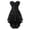 Black, variant on Renaissance Corsets Bustiers with Steampunk Skirt Women XL Black