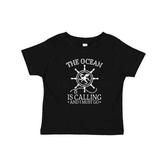 Inktastic Ocean is Calling Cute Nautical Octopus Boys or Girls Baby T-Shirt