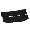 thumbnail image 1 of fastboy Soft And Elastic Knitted Leg Warmers For Keeping Warm In Winter Socks Lovers Fiber Long Socks Knee Socks Fine Stitching black 42cm 1Set, 1 of 6