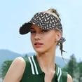 thumbnail image 5 of Sikiie Bowling Pins Sun Visor Hat Adjustable Velcro Golf Visor Sports Sunscreen Visor Hat for Outdoor Activities, 5 of 7