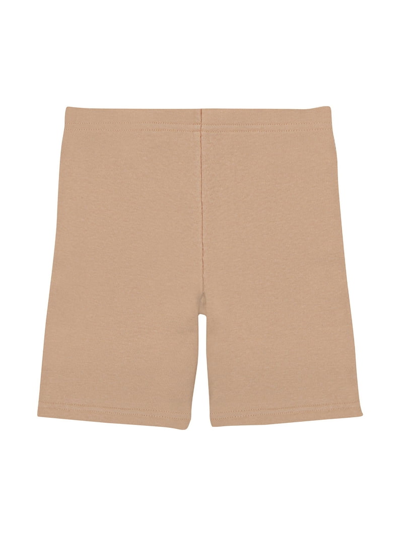 Wonder Nation Girls 5 Pair Playground Shorts, Sizes XS-XL