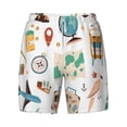 thumbnail image 5 of Rocae Travel1 for Men's Swim Trunks Quick Dry With Two Side Pockets and One Lined Patch PocketMedium, 5 of 9