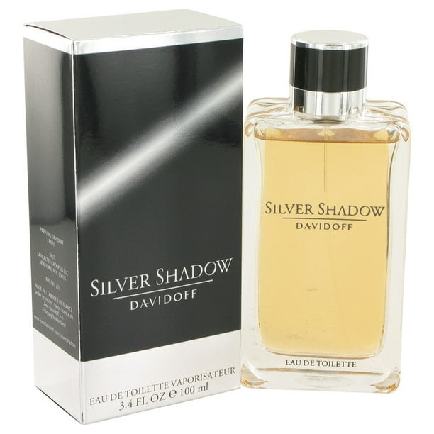 Davidoff Silver Shadow Eau de Toilette, Cologne for Men, 3.4 Oz