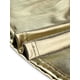 thumbnail image 5 of Disfraz de navidad Vestido acampanado holográfico de cintura alta y cuello redondo sin mangas brillante metálico Clubwear para mujer Color Oro Negro XS, 5 of 5
