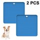 thumbnail image 1 of Almohadillas para lamer para perros, paquete de 2, para combatir el aburrimiento de las mascotas, con alimentación lenta, almohadillas calmantes para aliviar la ansiedad - Azul, 1 of 4