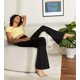 thumbnail image 3 of Leggings acampanados para mujer - Pantalones de yoga Bootleg Pantalones de trabajo Bootleg Pantalones de vestir MEDIUM JAMW Sencillez, 3 of 5