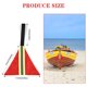 thumbnail image 3 of Flaros reflectantes reflectantes de 4pcs flaros de advertencia de kayak con cintas para kayak canoa sup, 3 of 7