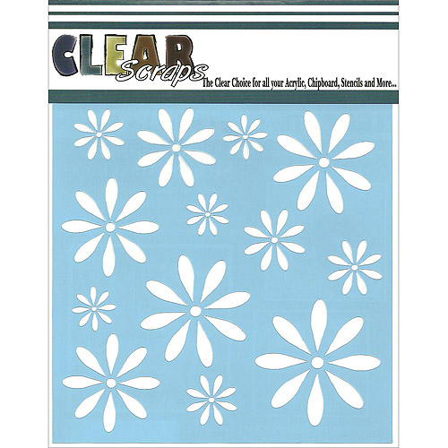 Clear Scraps Stencils 6" x 6" Stencil