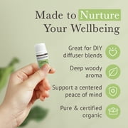 Pranarom Organic Vetiver Essential Oil, Dark Amber/Deep Olive Color