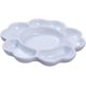 thumbnail image 1 of Paleta de porcelana, cuenco de cerámica para mezclar, paleta de pintura de flores, bandeja para paleta de mezcla de pintura de acuarela, 1 of 3