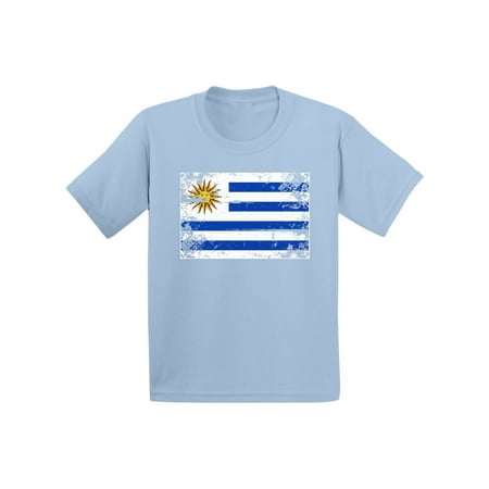 Awkward Styles Uruguay Flag Toddler Shirt Flag of Uruguay Uruguayan Kids Shirt Kids Uruguay Soccer Tshirt Soccer Gifts for Boys Uruguay Shirt for Girls Uruguayan Soccer 2018 Tshirt Uruguay