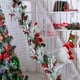 thumbnail image 5 of Hogar y cocina, Decoración del hogar, 6 tallos artificiales de bayas rojas escarchadas de nieve de 19.3 pulgadas, ramas de acebo navideñas nevadas para decoración del árbol de Navidad, manualidades na, 5 of 9
